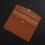 HR159 Customized LOGO A4 File PVC Leather Storage Bag Enterprise Contract Bill Data Bag Snap Soft Wear-resistant Information Bag