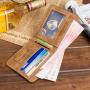 Hot Men Vintage Wallets Famous Brand Men Retro Nubuck Pu Leather Wallet Purses Multifunctional Men Billfold Credit Cards Holders