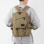 New canvas backpack with large capacity on both shoulders