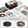 LOVEVOOK New Design PU Leather Top Handle Tote Shoulder Bag Satchel for ladies Fashion Luxury Purses and Handbags for Women 2024