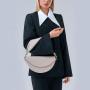 Trendy Solid Color One-shoulder Cross-body Bag Half Moon Saddle Bag Dumplings Bags for Women purses and handbags