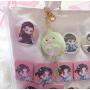 Factory custom transparent hand bag ita shoulder bag clear custom Ita bag with pin display pocket