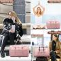 LOVEVOOK 2022 wholesale fashion 2pc Duffle Tote Bag with Shoe compartment gym bags women ladies travel Luggage weekender bags