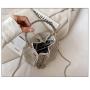 KBW003 New Women Bag Bright Diamond Handbag Fashion Trend Chain Shoulder Bag With Diamond Drawstring Bucket Bag