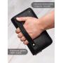 Pure Color Wallet Men Leather Luxury Large Capacity Men Card Holder Wallet Hold By Hand Man Custom Wallet