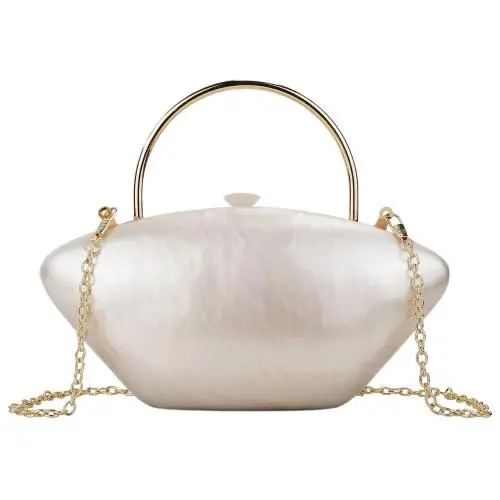 2024 New Popular Crossbody Shoulder Bag Purse Handbags Ladies Clutch Bag Women Purses White Acrylic Bags Handbags