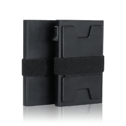 Factory Wholesale Mens Credit Card Wallet Aluminum Case Slim Minimalist Front Pocket Wallet RFID Blocking Card Holder