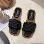 Summer New Home Sandals and Slippers Thick Bottom Slippers Women Flat-bottomed Slippers Women Wear Sandals Outside PVC OEM 0.2kg