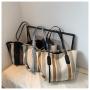 ZR235 2023 New Fashion Women's Bag Canvas Summer Portable Tote Bag Student Trend Women's Shoulder Bag Wholesale