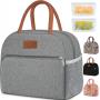 Gelory Hot Selling Lunch Bag Insulated Lunch Cooler Bag Sublimation Tote Lunch Box Container Bag for Women