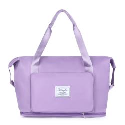 Factory Wholesale Travel Fashion Bag Dry Wet Separation Gym Double Layer Foldable Yoga Bag Trolley Case Slot Bag