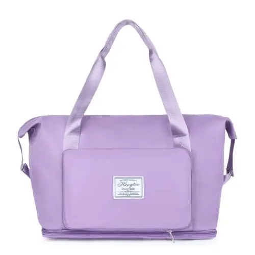 Factory Wholesale Travel Fashion Bag Dry Wet Separation Gym Double Layer Foldable Yoga Bag Trolley Case Slot Bag
