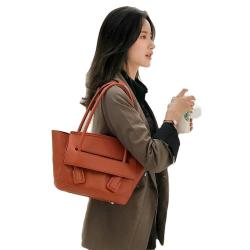 Ladies Luxury Handbags New Style Genuine Leather Designer for Women with Zipper Closure Two Portable Handles Polyester Lining
