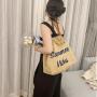 KBW473 Wholesale Women Bag New Handbag Simple Beach Travel Bag High Quality Ladies Canvas Single Shoulder Tote