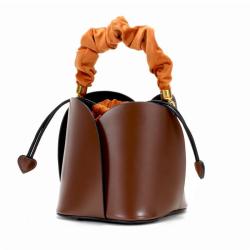 Mini Sac Main Femme Latest New Designer Fashion Drawstring Genuine Leather Sling Crossbody Strap Tote Bucket Bag Purses Handbags