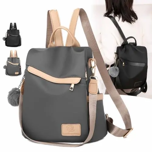 2024 New Oxford Outdoor Daypack Fashion Simple Casual Anti-Theft Women Travel Backpack