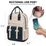 LOVEVOOK wholesale waterproof student backpack school bags backpack 2023 with usb business travel rucksack women laptop backpack