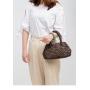 Wooden Bead Woven Women Handbags Purse Ladies Casual Shoulder Small Handbags Bucket Clutch Bag Wholesale
