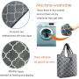 Wholesale Custom Printing Eco-Friendly Pouch Foldable Grocery Bags Reusable Folding Polyester Shopping Bags