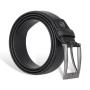 Factory direct leather men belt adjustable leather strap belt pin buckle belt for men