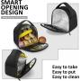 Gelory Custom Logo Women Lunch Bento Box Insulated Thermal Tote Lunch Cooler Bags For Work Office School Picnic
