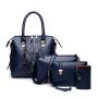 Hot Selling 2022 Fashion European Exquisite Tassels Ladies Shoulder Bag High Quality PU Leather 4 pcs Handbag Sets For Women