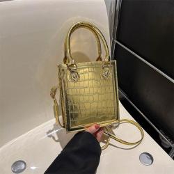 Fashion simple solid color vertical square handbag spring/summer 2023 new trend