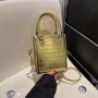 Fashion simple solid color vertical square handbag spring/summer 2023 new trend