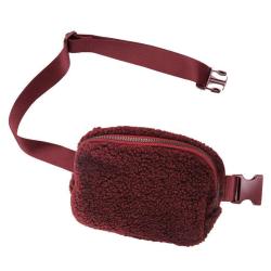 2024 Custom Multipurpose Faux Fur Chest Fanny Pack For Women Cross Body Waist Bag