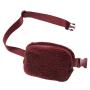 2024 Custom Multipurpose Faux Fur Chest Fanny Pack For Women Cross Body Waist Bag