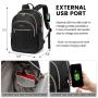 LOVEVOOK Water Resistant College School Student Bookbag Anti Theft Work Daypack 15.6 Inch Travel Laptop Backpacks for Women Men