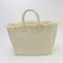 Keymay 6 Colors New Arrival Wholesale Women Fashion Beach Handbags Large Waterproof Tassel Canvas Tote Bag