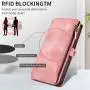 ZF210 Phone Leather Case Flip Zipper Wallet Magnetic Shockproof and Drop-proof Fits Many Models