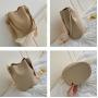 2024 Custom Logo Print Animal Vegan Leather Bucket Bag For Women Shoulder Purses