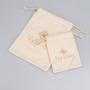 High Quality Cotton Dust Linen Candle Soap Pouch Natural Muslin Canvas Gift Shoe Underwear Packaging Drawstring Bag