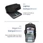 LOVEVOOK Convertible Hanging Travel Backpack for Men with Shoe Bag Airline Approved Carry On Luggage Garment Bags for Travelling