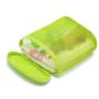 China Factory Wholesale Custom Portable Nylon Mesh Zipper Style Round Cosmetic Bag