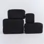 Keymay Wholesale Waterproof Nylon Zipper Pouch Custom  Embroidery Cosmetic Bag For Women Make-up Bag