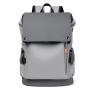 New Design Large Capacity Men's Travel Backpack Waterproof PU Leather Trendy Business Laptop Backpack Wholesale