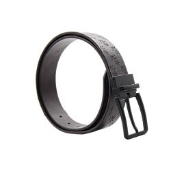 Reversible mens genuine leather belts with stainless steel buckle custom