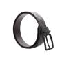 Reversible mens genuine leather belts with stainless steel buckle custom