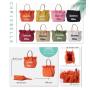 SUSEN Chrisbella 2022 Women Large Capacity Shoulder Bag for Women tote Canvas bag custom shopping bags with logos