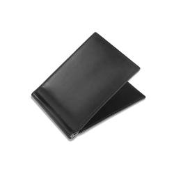 Men slim purse rfid blocking real leather card holder wallet for men minimalist design