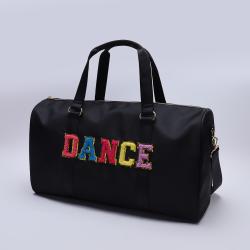 Low MOQ Stock 11 Colors Outdoor Travel Accessories Organizer Bags Zipper Nylon Waterproof Gym Sports Bag