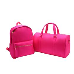 2022 Hot Sale Durable Large Capacity Travel Backpack Custom Nylon Waterproof Backpack Kids Pink School Backpack