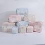 Keymay RTS Stock Low MOQ Fast Shipping Multicolor Girls Pouch Bag Cosmetic Cosmetic Bag Eco Friendly Extra Large Makeup Bag