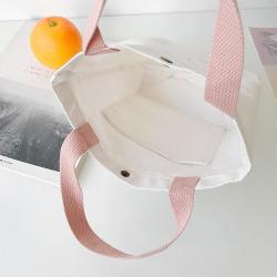 Gelory New Personality Small Fresh Shopping Storage Bag Casual Shopping Ladies Handbag Canvas Bag