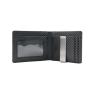 Slim card wallet RFID blocking carbon fiber leather wallet for men