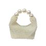 Unique Design Pearl Bag Socialite Handwoven Hollow Beaded Handbag Exquisite Luxurious Comfortable Banquet Women's Wedding Bag