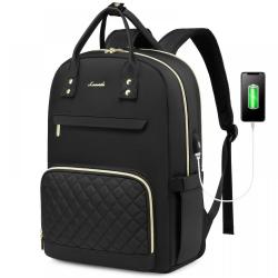 LOVEVOOK High Quality Custom logo quilted leisure nylon laptop backpack for women man large waterproof travel school backpacks
